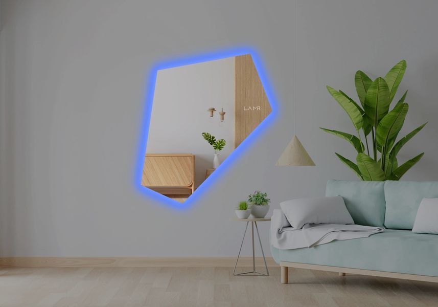 Дзеркало з LED підсвіткою стіни фігурне Modulo 2 - від вашого вимикача 145113368100113,9-L фото