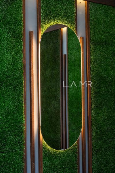 Зеркало с LED подсветкой стены овальное Portale 2 - от вашего выключателя #pc Portale2-16 фото