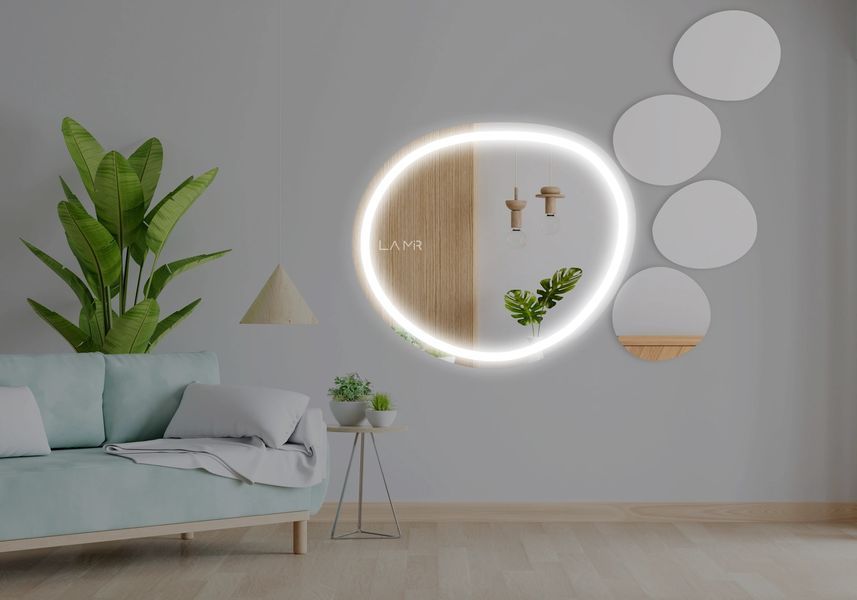 Дзеркальна композиція з лицьовою LED підсвіткою Acqua 1 - від вашого вимикача 1119368140117.2 фото