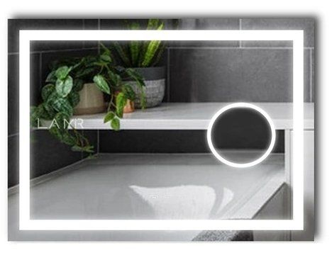 Косметичне дзеркало з підсвіткою обличчя LED прямокутне Karnet - від вашого вимикача з лінза з підсвіткою та підігрів дзеркала #kl 1361928291136810080 фото