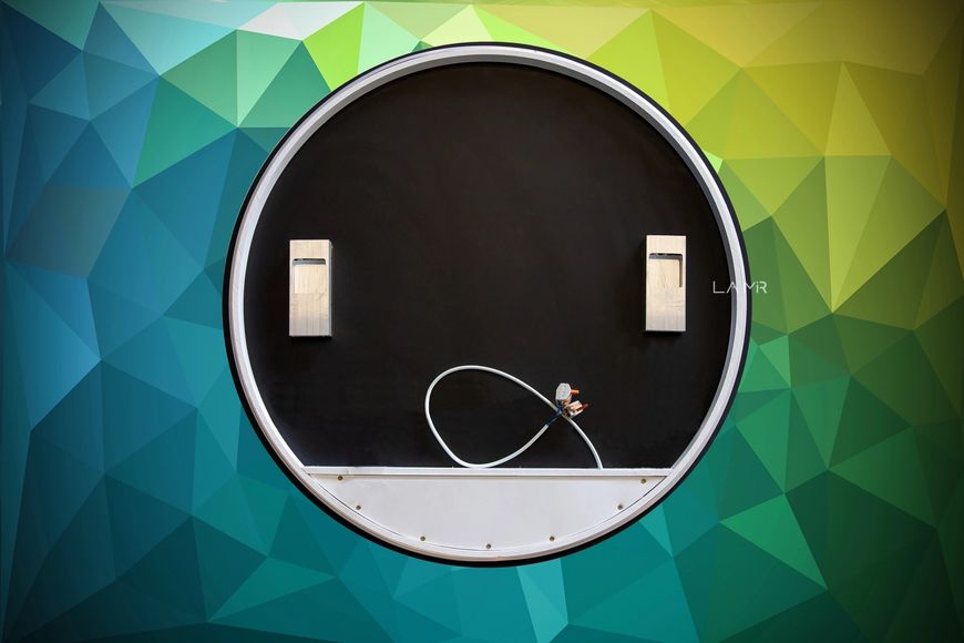 Кругле LED-дзеркало Adeo - від зовнішнього вмикача 26223686060 фото