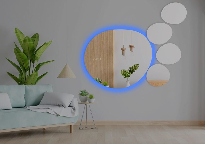 Зеркальная композиция с LED подсветкой стены Acqua 2 - от вашего выключателя 1211336810083.7 фото