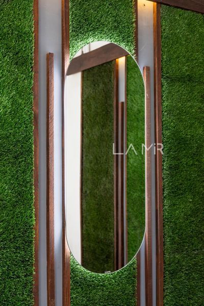 Зеркало с LED подсветкой стены овальное Portale 2 - от вашего выключателя #pc Portale2-31 фото