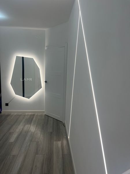 Зеркало с LED подсветкой стены фигурное Montagna 2 - от вашего выключателя 150193688098,2-R-dw фото