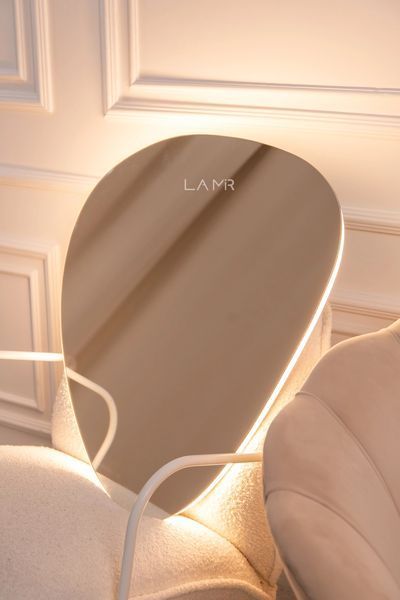 Зеркало с LED подсветкой стены фигурное Nuvola 2 - от вашего выключателя 258223687070-R фото