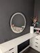 Косметичне дзеркало з LED підсвіткою стіни кругле в рамі Adeo - три сенсора, лінза з підсвіткою та підігрів дзеркала #adlf 6611516332381100100 фото 6