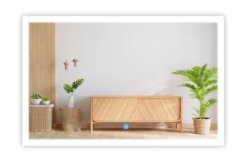 Зеркало с подсветкой LED контурне прямоугольное Simphony - с сенсором касания 1821167810060 фото